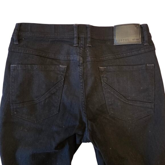 Empyre Skeletor Black Skinny Fit Jeans size 32x31, low rise - Picture 5 of 10
